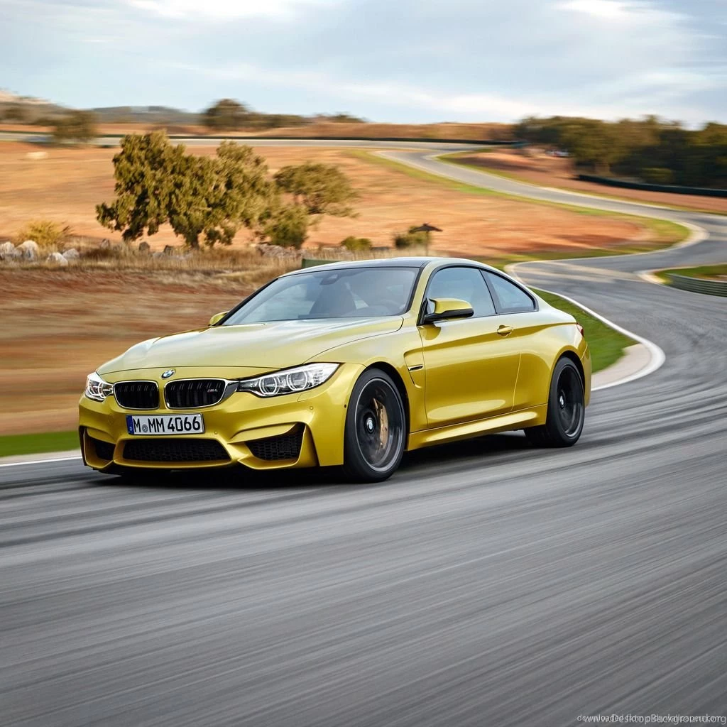 Download BMW M4 On A Track Wallpapers For IPad