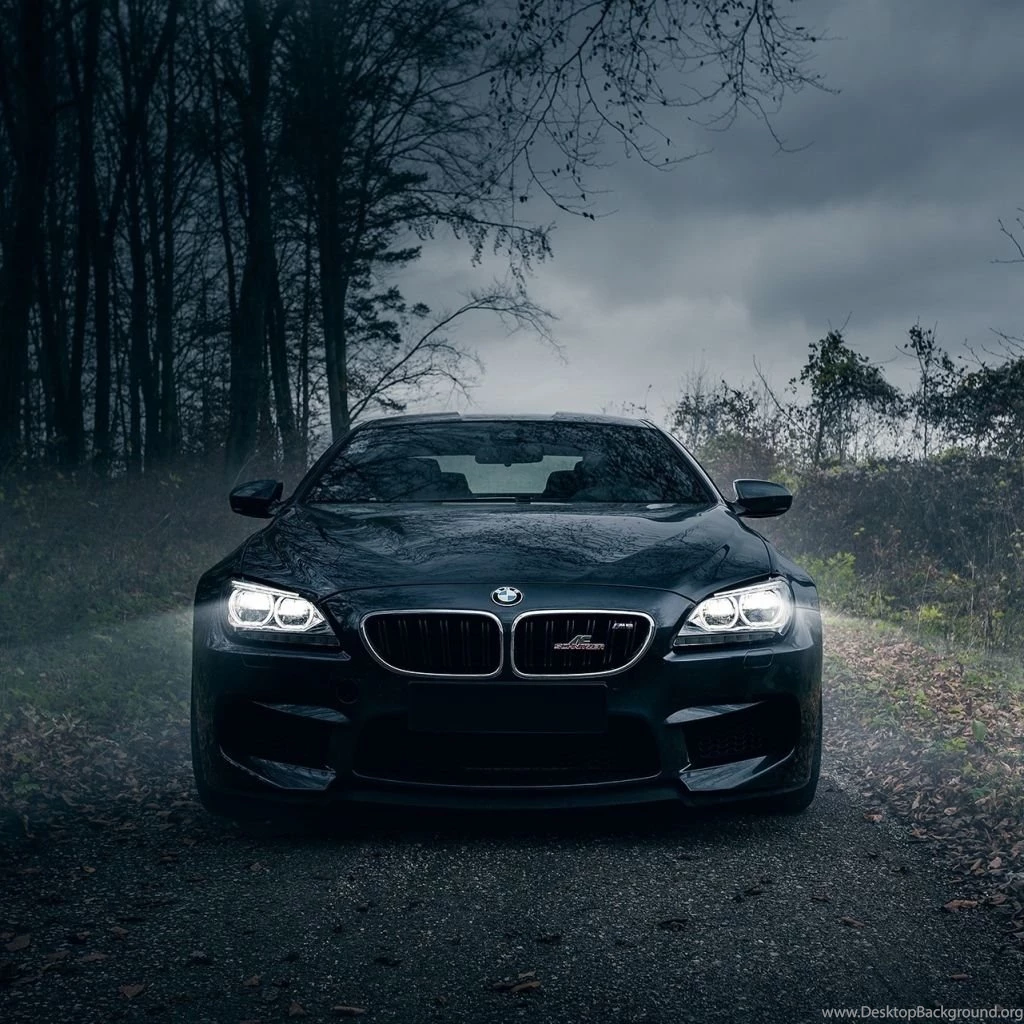 Download Wallpapers 1024x1024 Bmw M6, Dark Knight, Black, Forest ...