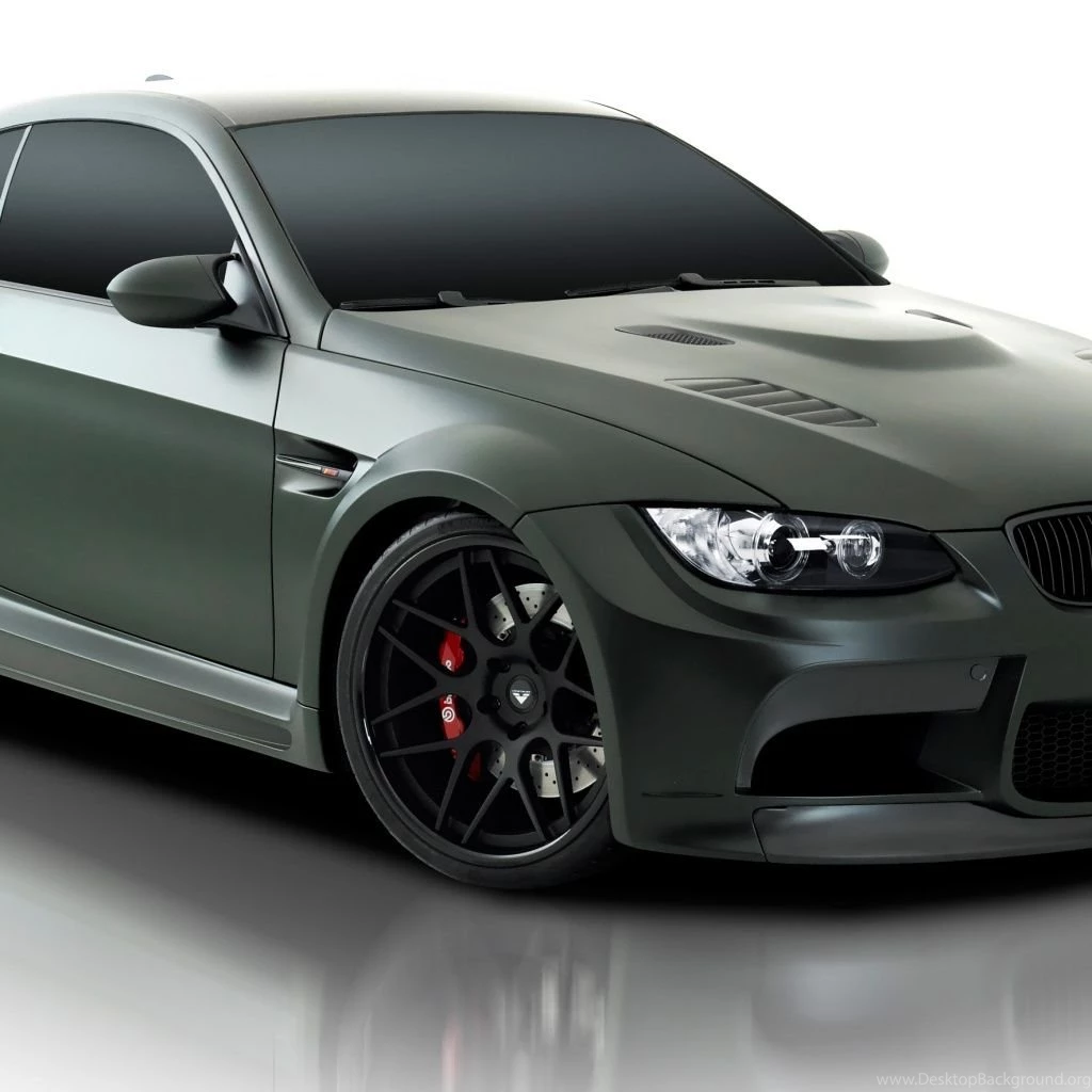 Matte Black Bmw M3 iPad 1 & 2 Wallpapers