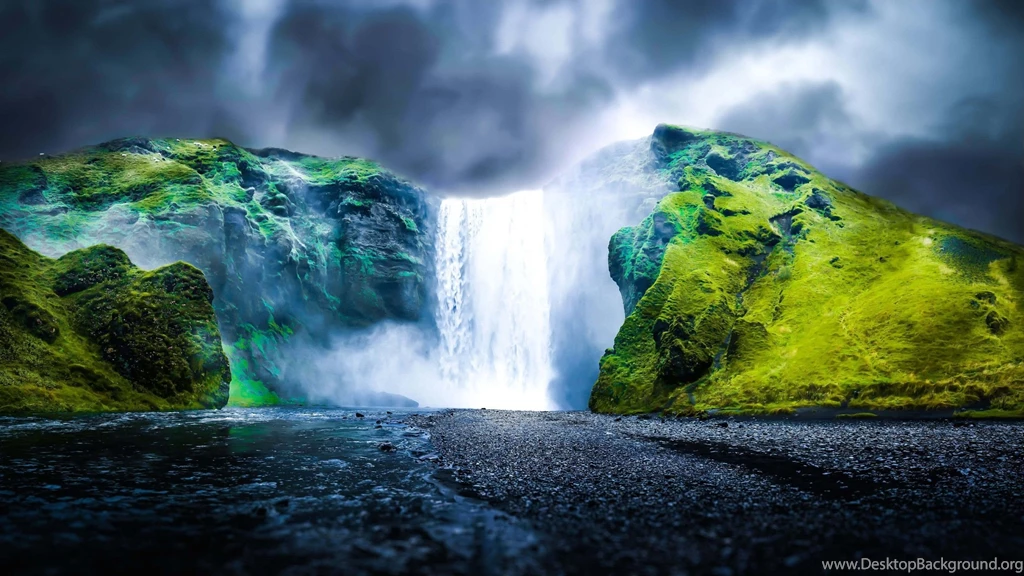 Download Dreamy Waterfall HD Wallpapers For 2560 X 1440 ...