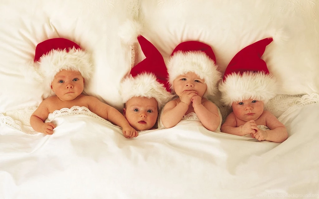 Santa Babies Wallpapers