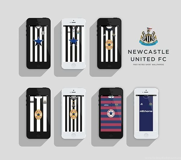 NUFC Retro Shirt Wallpapers On Behance