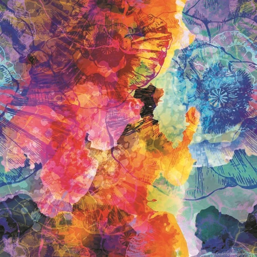 Watercolor Object Abstract Art Backgrounds Vector 01 Vector ...