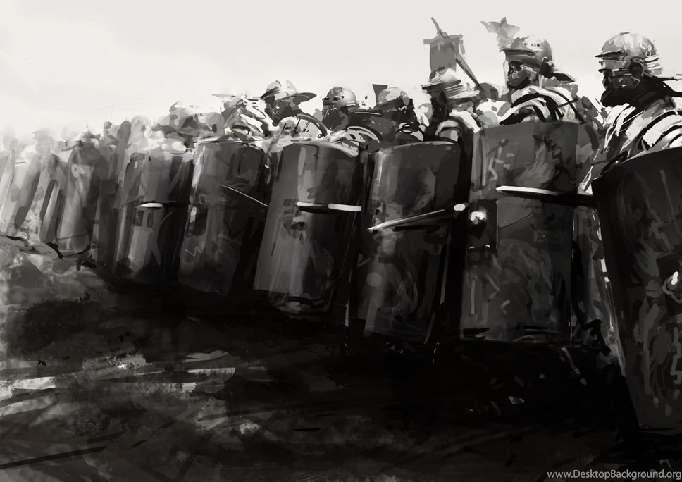 Here's A Cool Sketch Of A Roman Legion. It's My Current Computer ...
