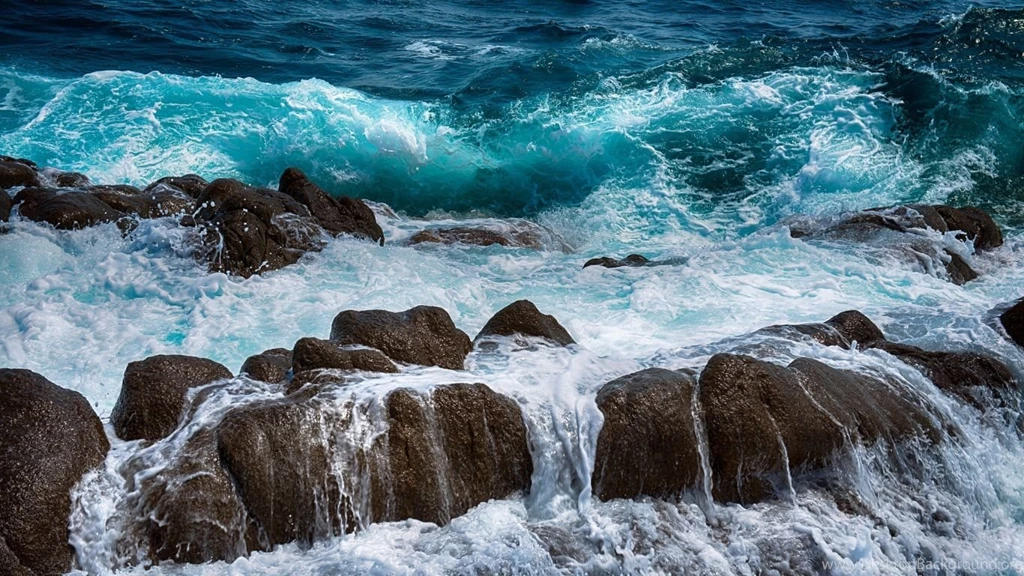 Awesome Oceans Water Rocks HD Wallpapers For Backgrounds – Simply ...
