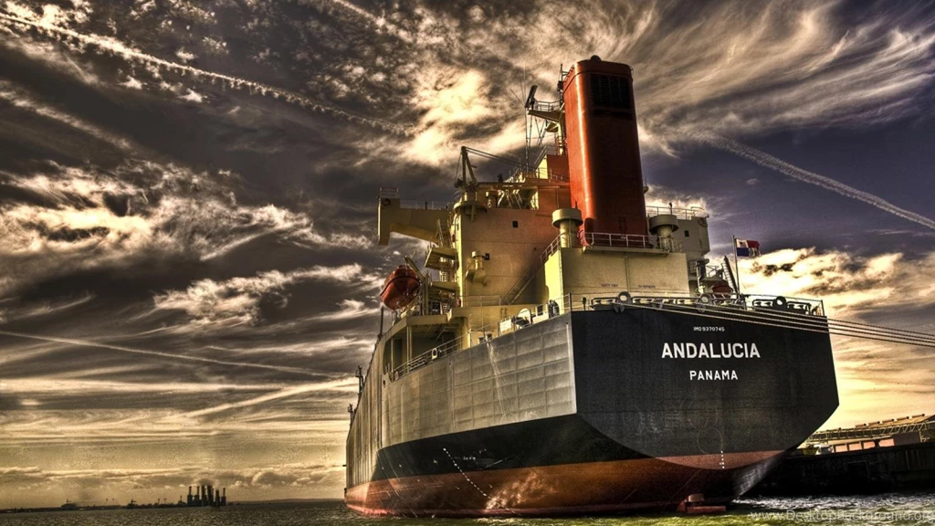 Hdr Photography Chemtrails Ocean Panama Ships Wallpapers (