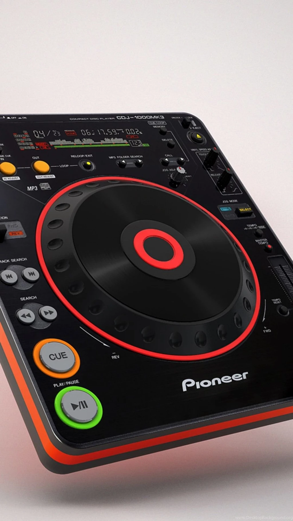 Download Wallpapers 1080x1920 Dj, Deck, Vinyl, Sampler, Pioneer ...