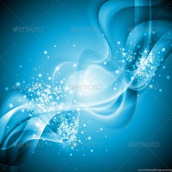 Blue Shiny Wavy Backgrounds