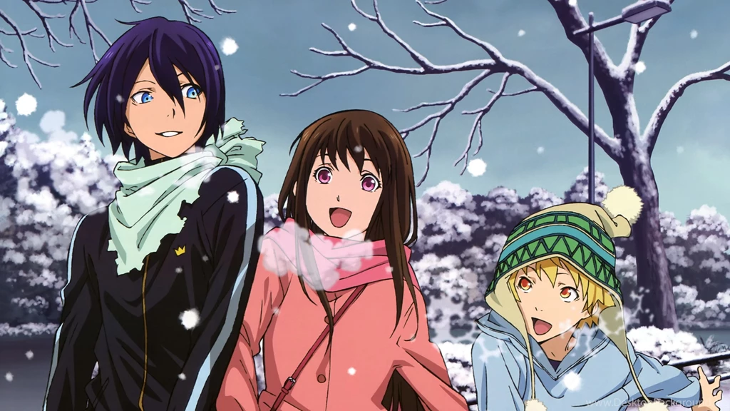 Download Wallpapers 3840x2160 Noragami, Yato, Yukine, Iki Hiyori ...