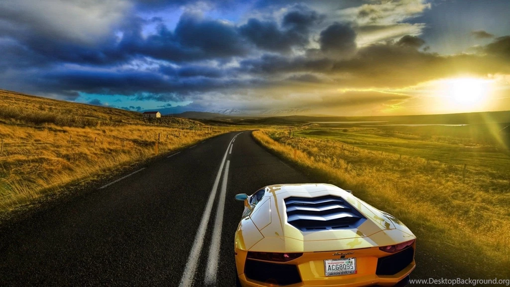 Lamborghini Aventator Shooting Flames