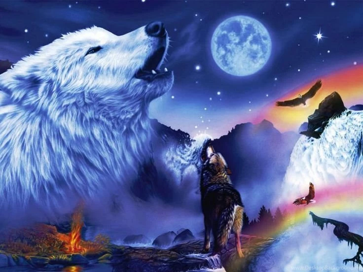Free Native American Wolf Wallpapers