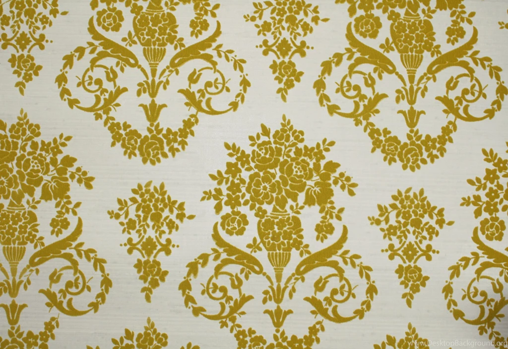 Retro Flocked Wallpapers (Hannah's Treasures Vintage Wallpapers Blog)