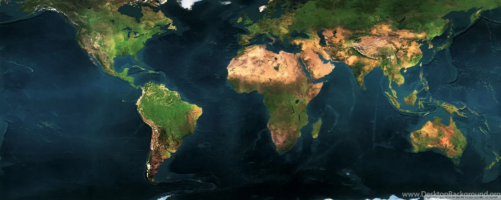 World Map Dual Monitor Wallpapers Full HD [2560x1024]   Free ...