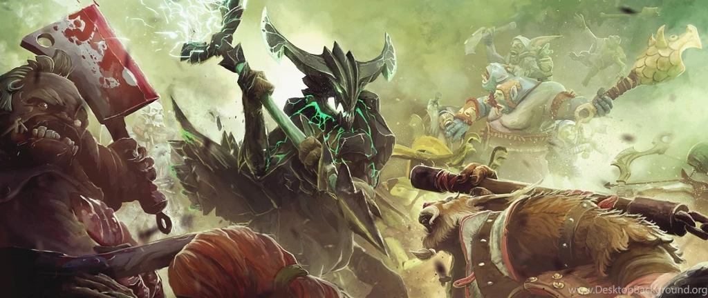 Download Wallpapers 2560x1080 Dota 2, Art, Epic Battle 2560x1080 21 ...