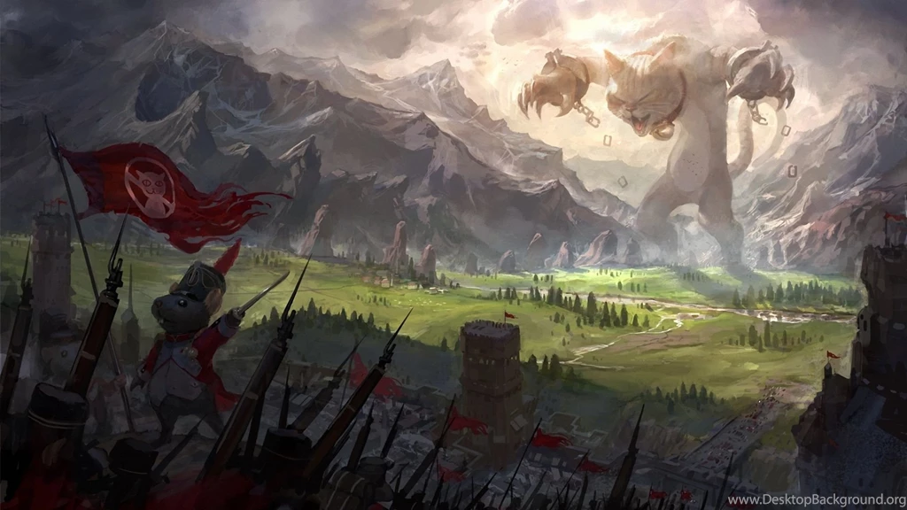 The Epic Battle Mice Attaking Cat / Mouse :: War :: Art ...