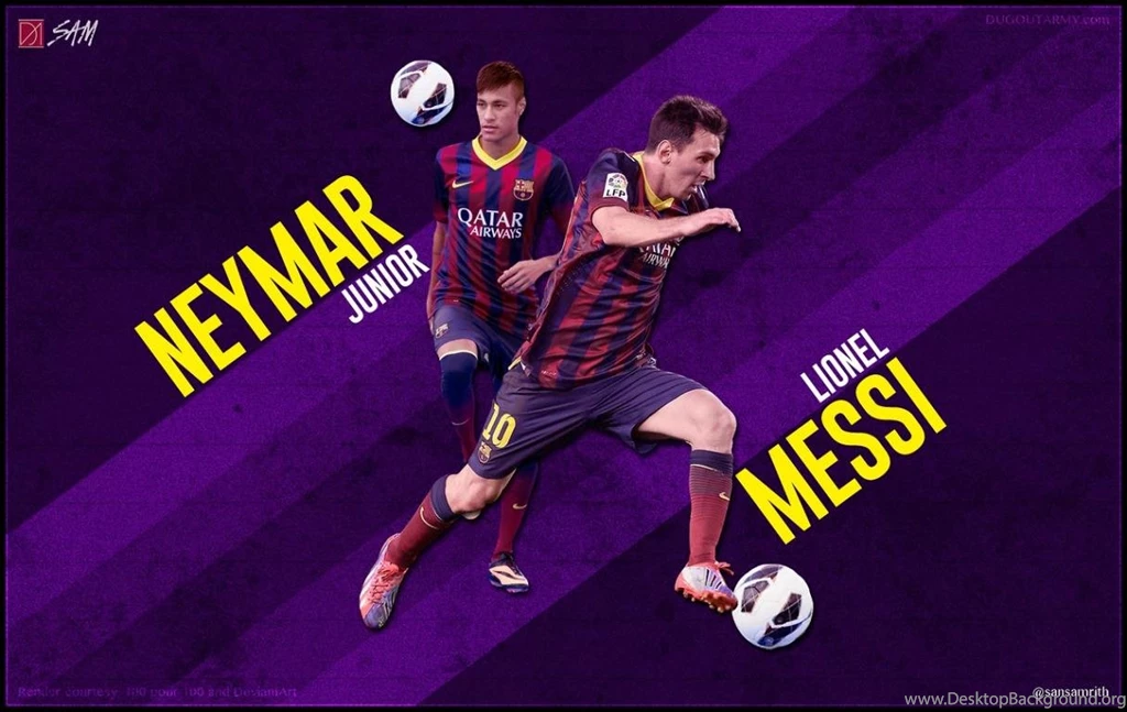 Neymar And Lionel Messi Wallpapers HD