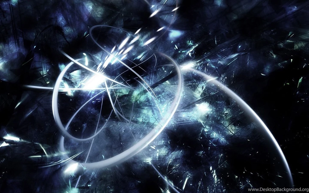 Abstract Space Explosions Crystals Curves