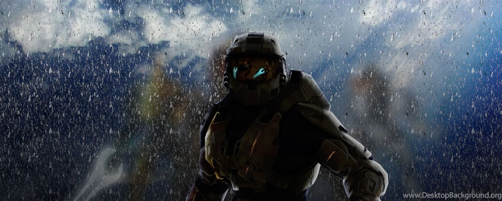 Download Wallpapers 2560x1024 Halo, Soldier, Armor, Look Dual ...