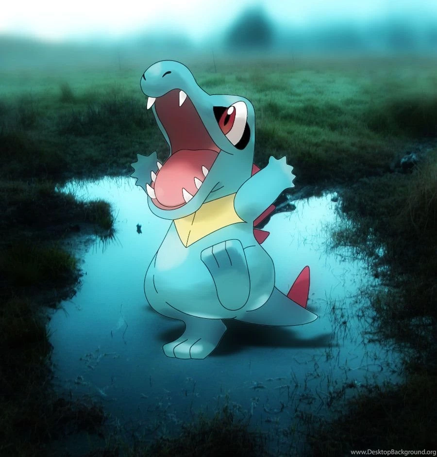 Totodile In Swamp By Magicalyuki On DeviantArt