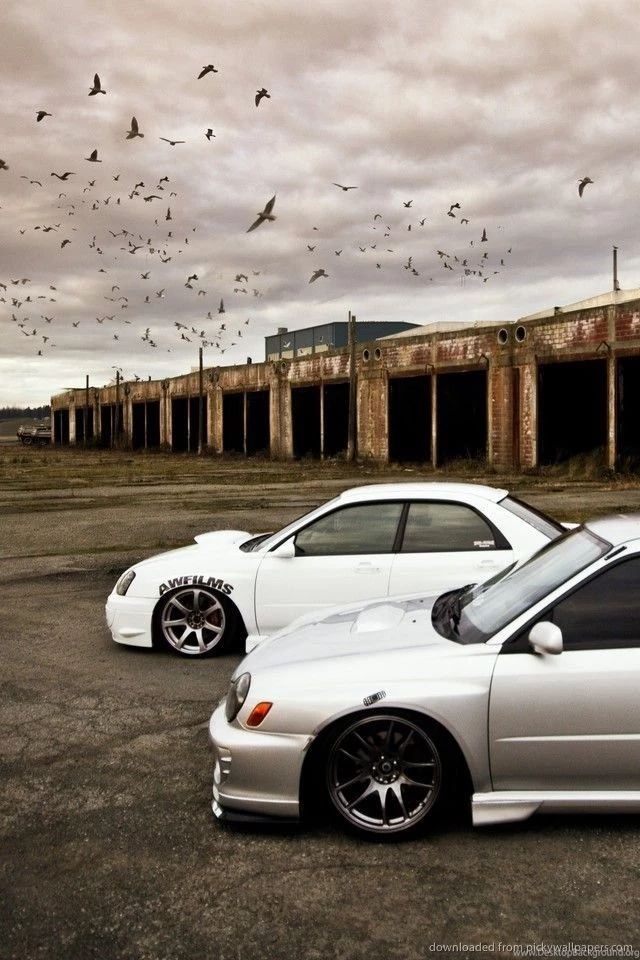 Download Slammed Subaru Wallpapers For iPhone 4