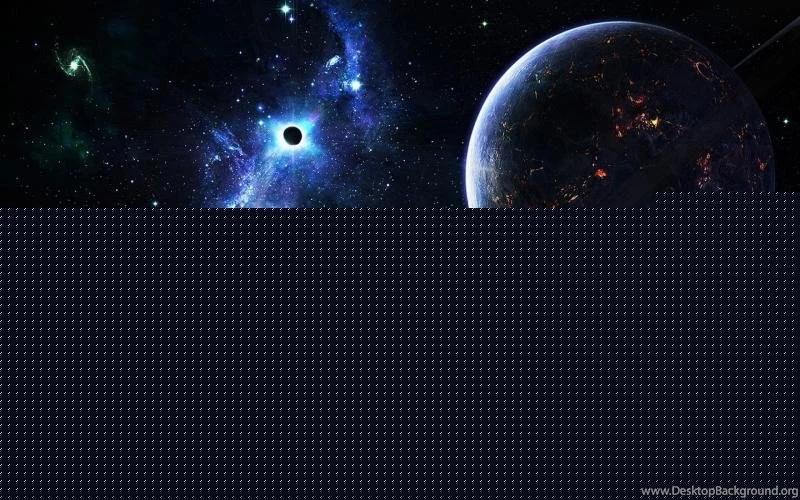 Ringed Planet In The Blue Nebula Wallpaper,space Wallpapers ...