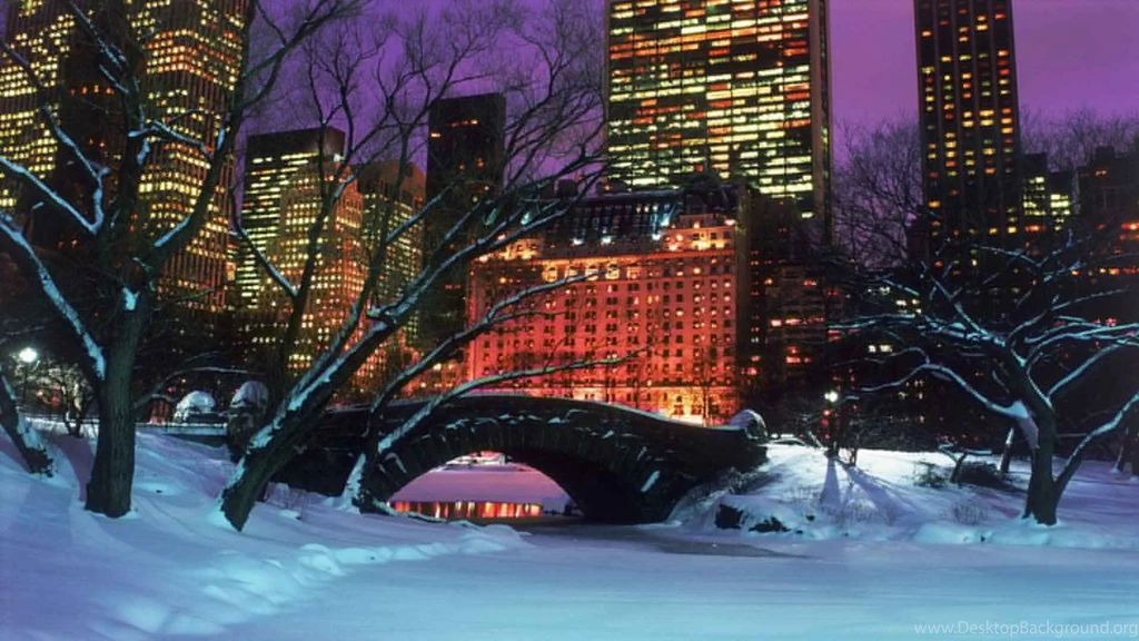 Winter New York City Central Park Wallpapers