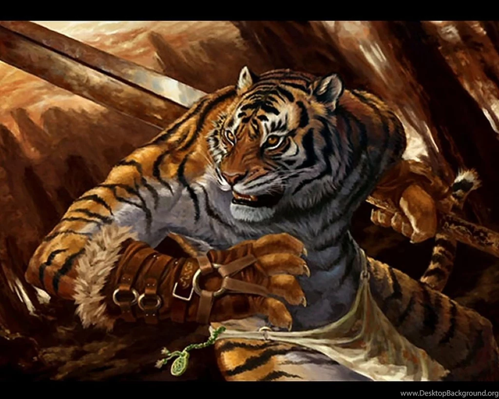 TIGER WARRIOR WALLPAPER   (