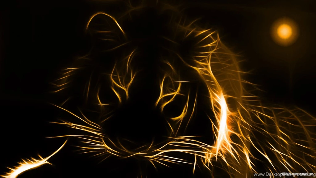 Golden Abstract Tiger Wallpaper.jpg