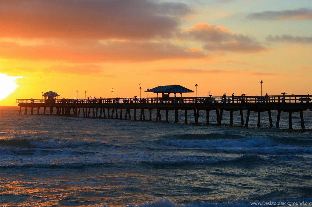 Florida Sunrise Wide Desktop Backgrounds Wallpapers Hd Free 341257 ...