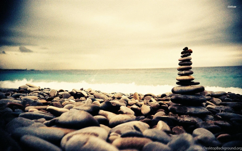 Seaside Pebbles Wallpapers Beach Wallpapers