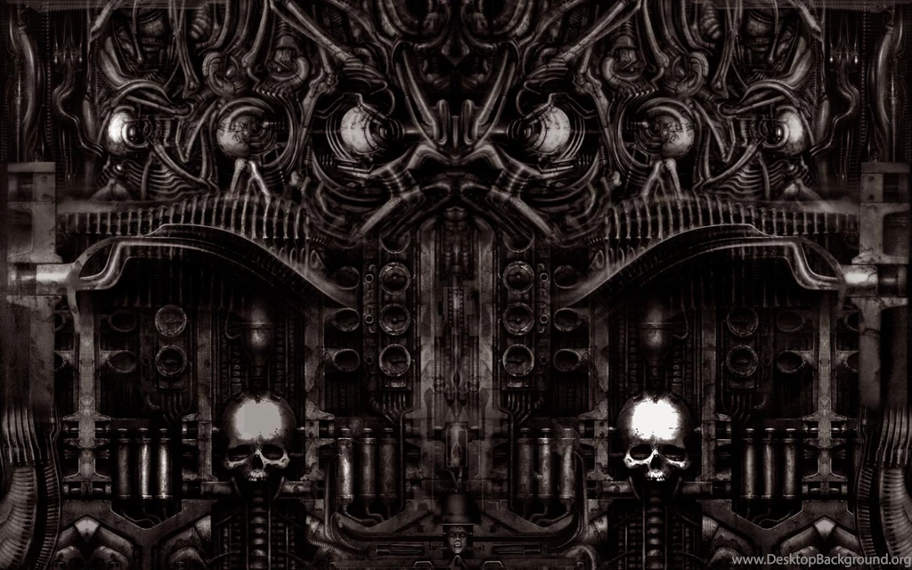 Dark Horror Gothic Sci Fi Skull Art Wallpapers
