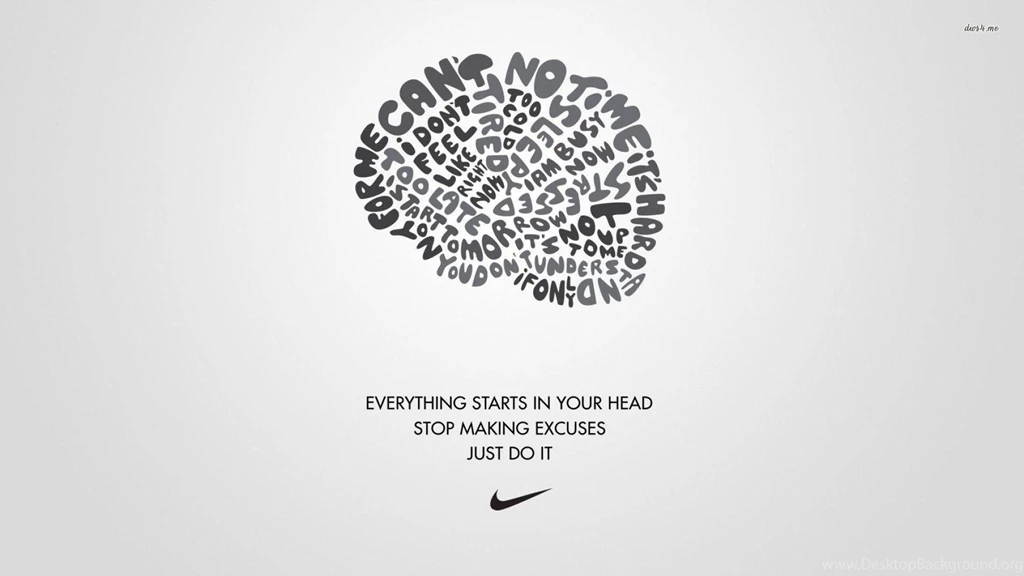 Stop Making Excuses, Just Do It Wallpapers Typography Wallpapers ...