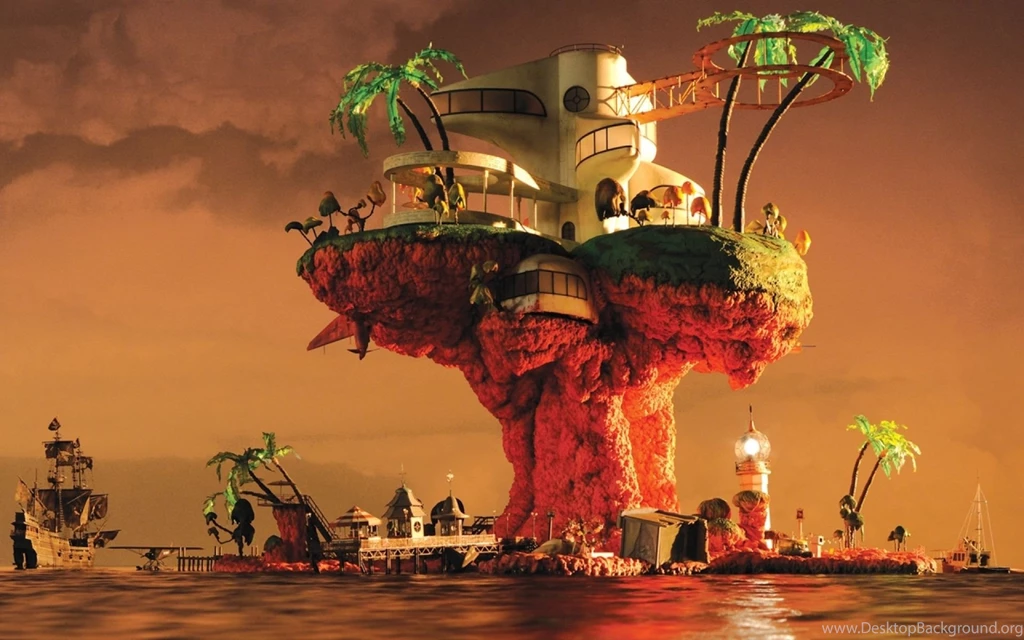 Plastic Beach Gorillaz HD Wallpapers
