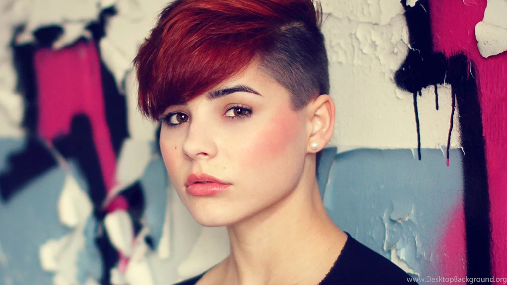 Download Wallpapers 3840x2160 Girl, Cut, Creative, Face, Make up ...