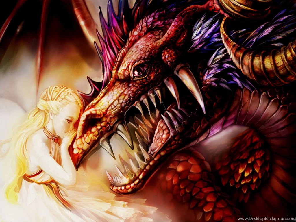 The Dragon And The Princess   Dragons Wallpapers