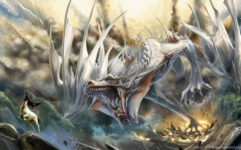 Wallpapers White Dragon   1920 X 1200   Fantasy Fairy Dragon Gnome ...