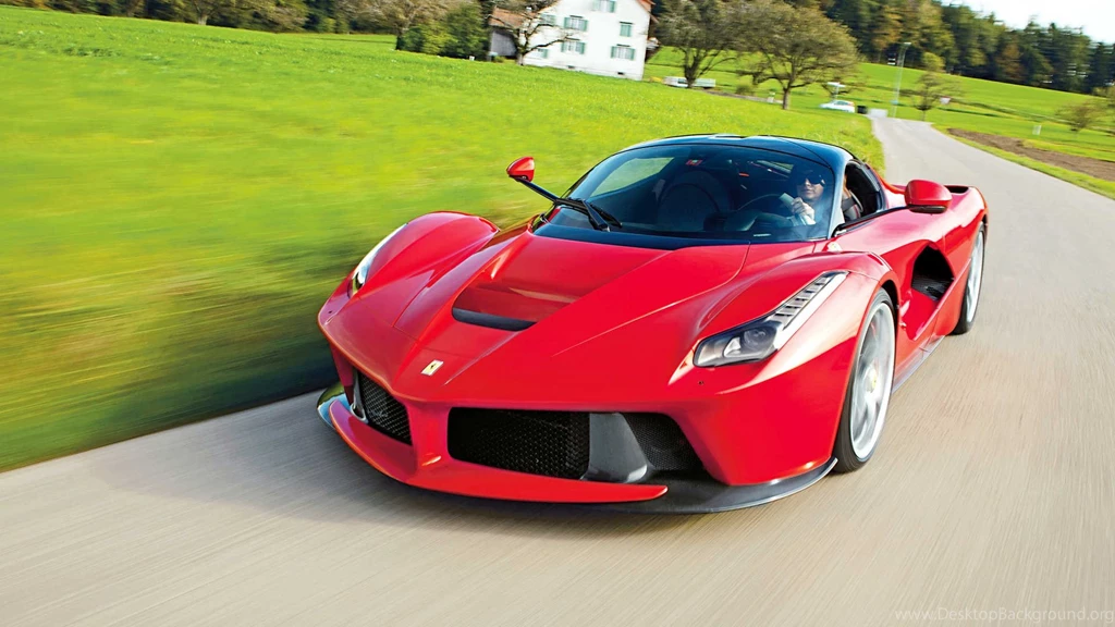 Wallpapers Download 1920x1080 Girl Driving Her New Ferarri LaFerrari