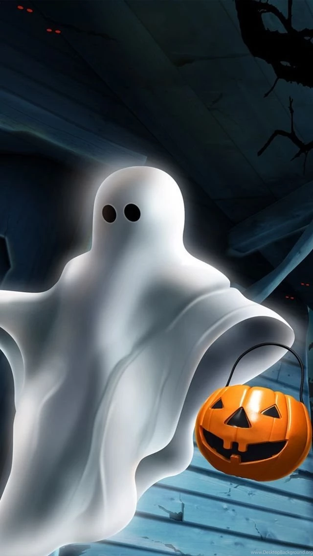 Halloween Ghost iPhone 5s Wallpapers Download