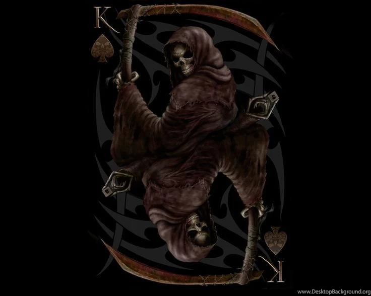 Grim Reaper With Roses Wallpapers