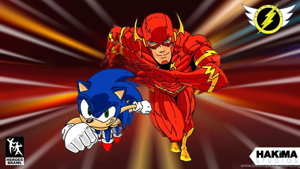 Sonic Vs The Flash Wallpapers 1600 X 900 Version 3 « Hakima Studios
