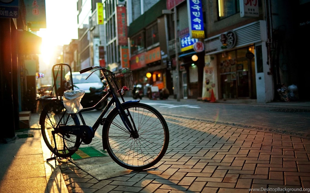 Vintage Bicycle Asian Street Cityscape Photography HD Wallpapers ...