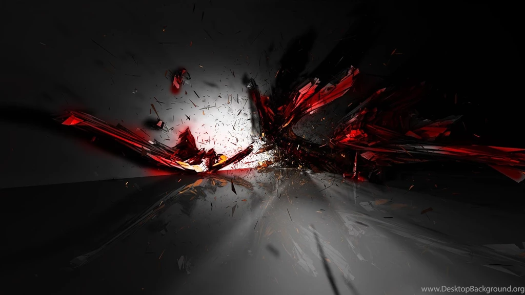 Red Abstract 3d Design Wallpapers