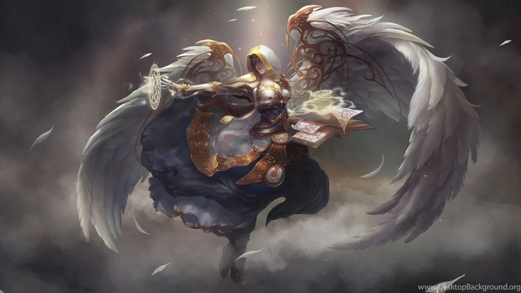 Game, Game Wallpaper, Imperius, Angel, Imperius, Wings, Tyrael