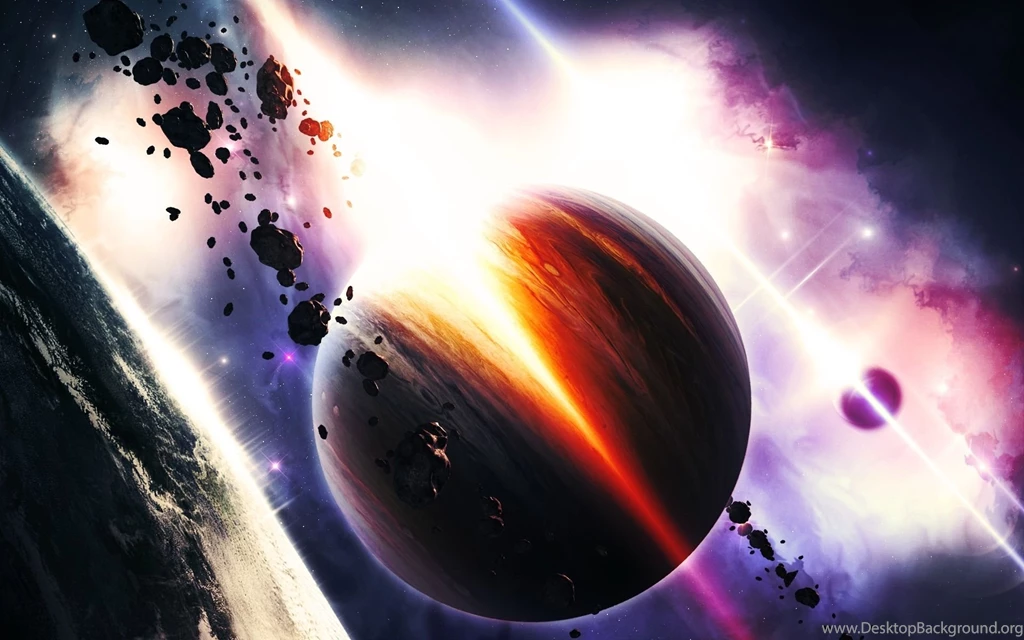 Fire Around The Planet Widescreen Wallpapers