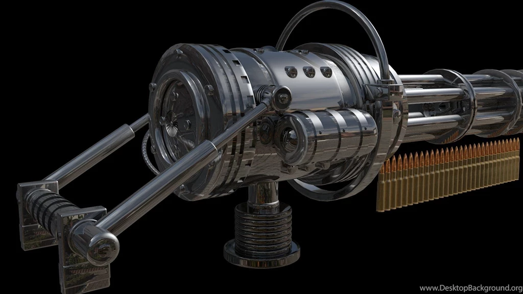 MINIGUN Machine Gun Weapon Military (2) Wallpapers