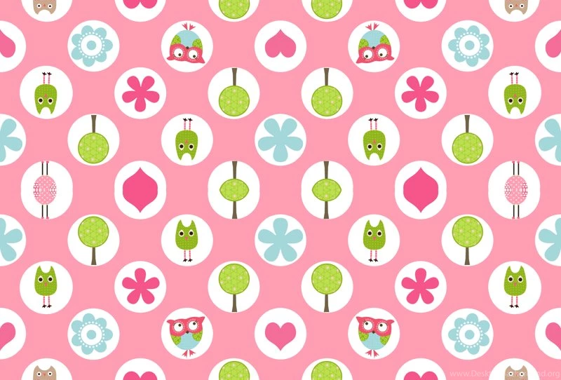 Whimsy Owls Dots Wallpapers Natitys Spoonflower