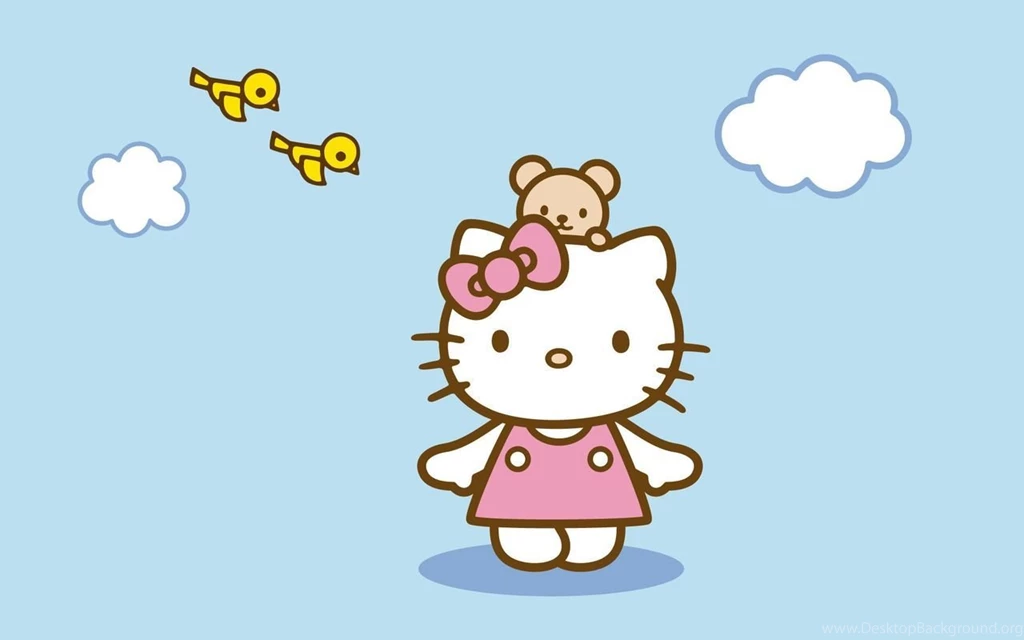 Hello Kitty Under The Clouds Wallpapers 26645