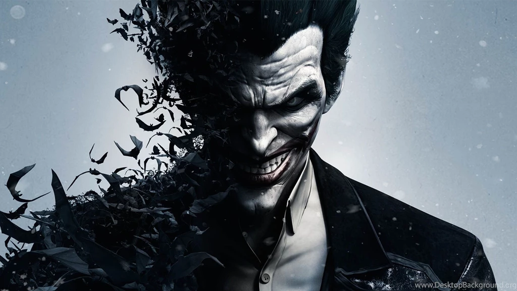 Download HD Batman Arkham Origins Joker Smile And Bats Wallpapers ...