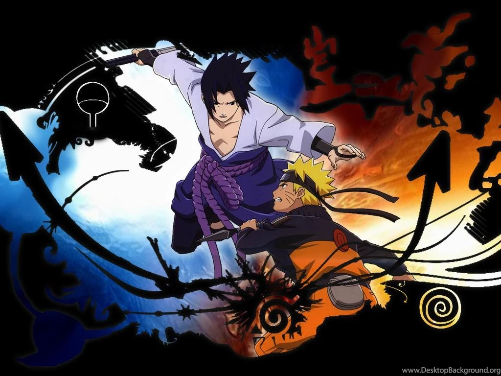 Naruto Vs Sasuke Wallpaper Desktop Background