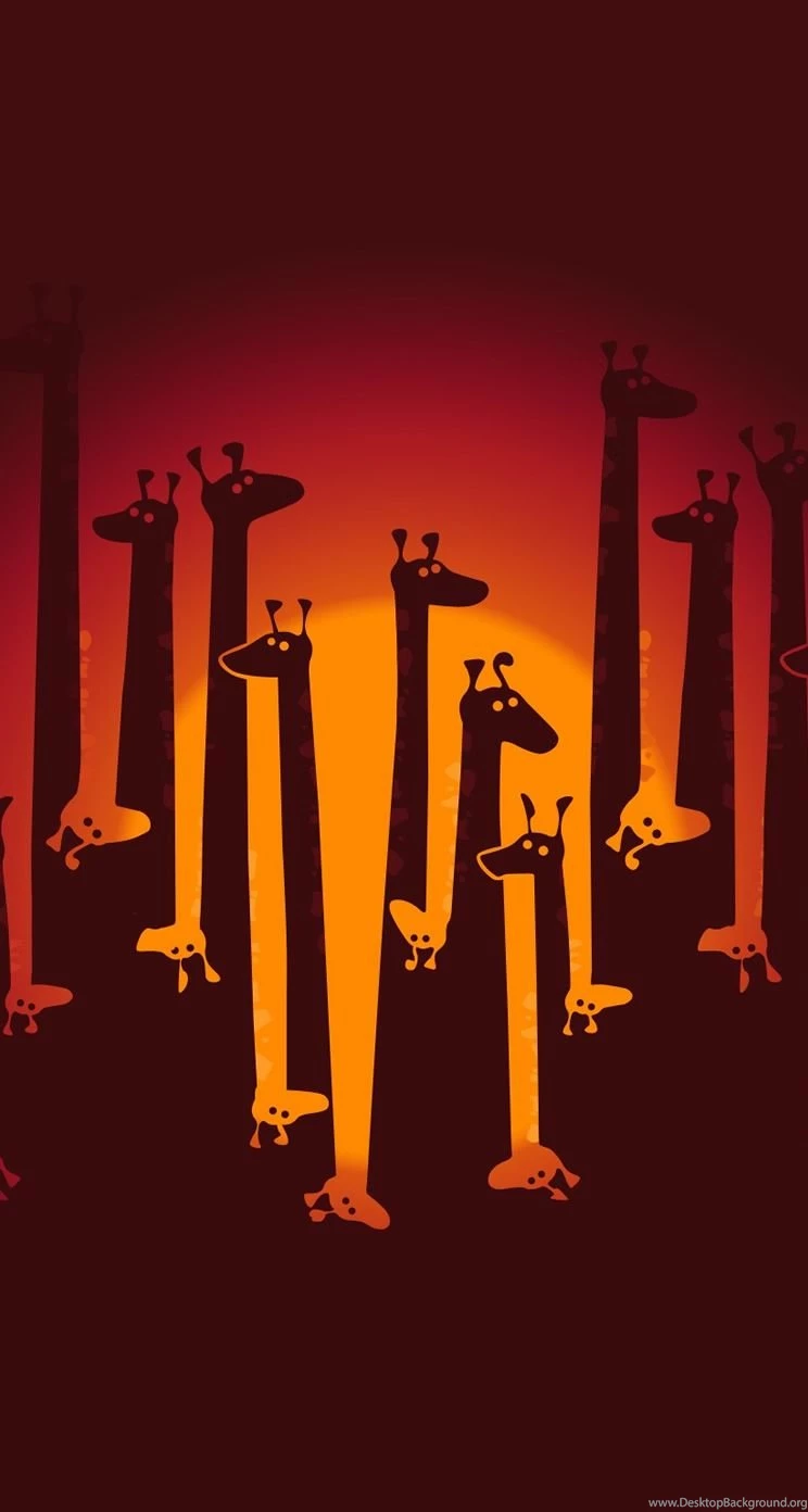 Giraffe iPhone 5s Wallpapers